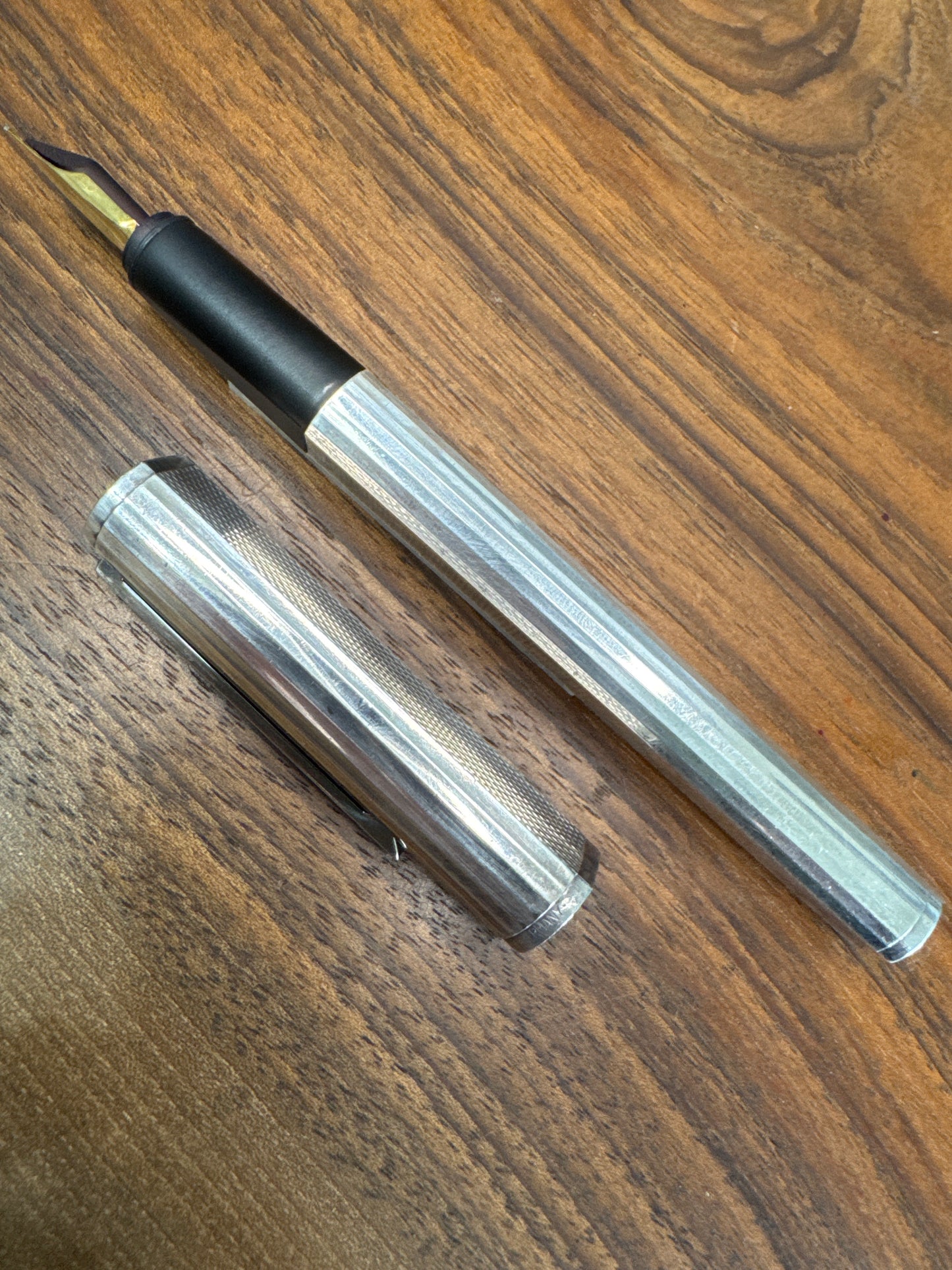 Alfred Dunhill Silver Gemline Classic Fountain Pen