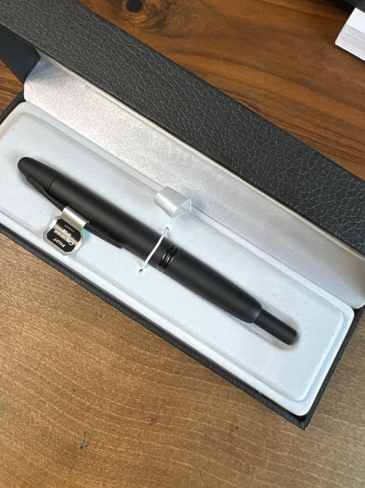 Pilot Vanishing Point Fountain Pen Matte Black Medium