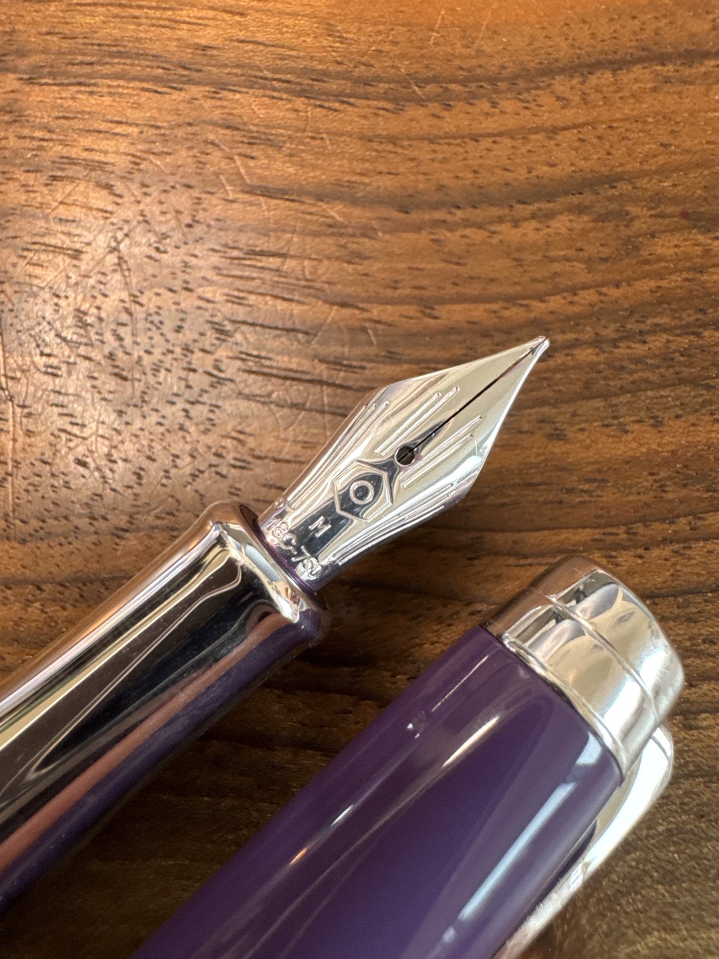 Caran d’Ache Leman Lilac Fountain Pen Medium Nib
