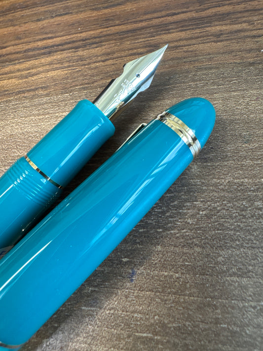 Pilot Custom 743 Fountain Pen Verdigris Falcon Nib