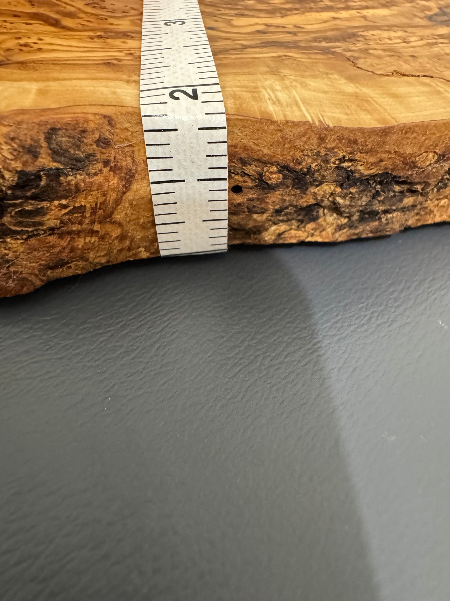 Olive wood pen and ink tray
