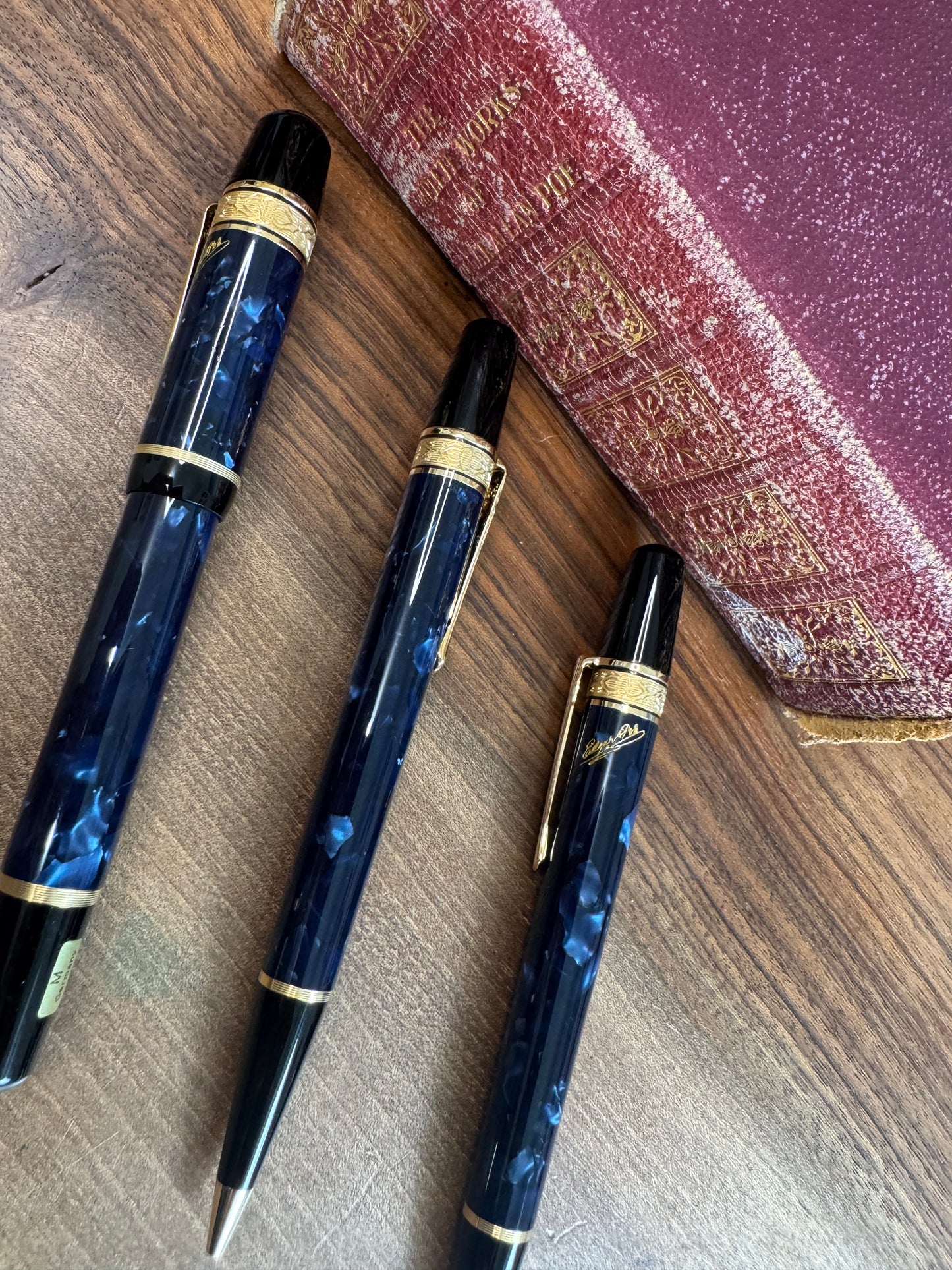 Montblanc Edgar Allen Poe Fountain Pen Limited Edition Writing Set  1998