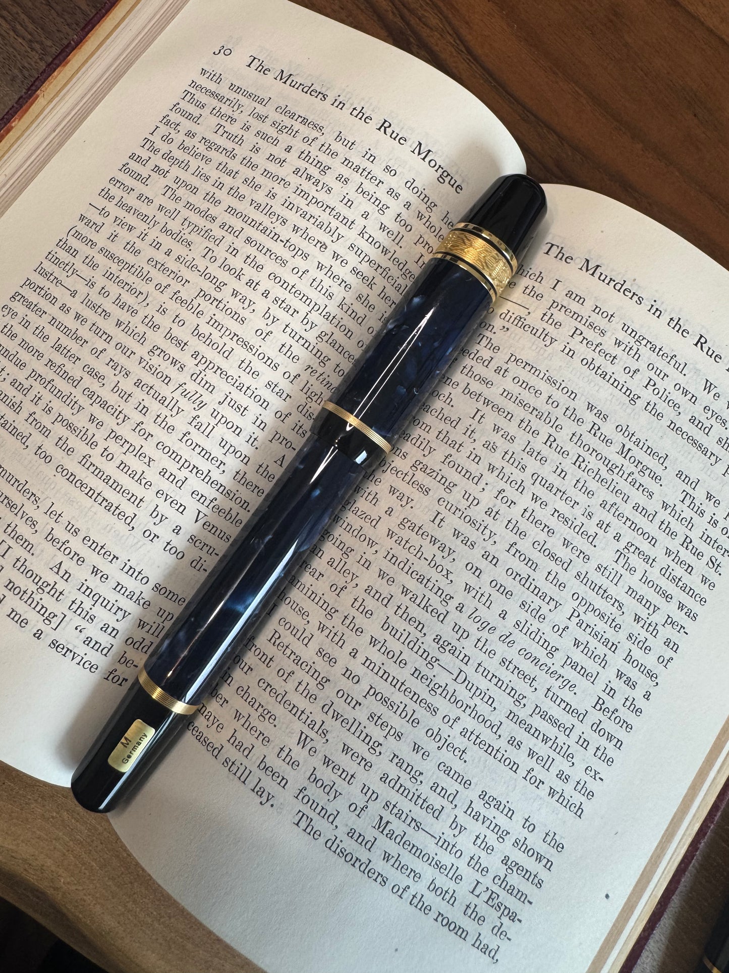 Montblanc Edgar Allen Poe Fountain Pen Limited Edition Writing Set  1998