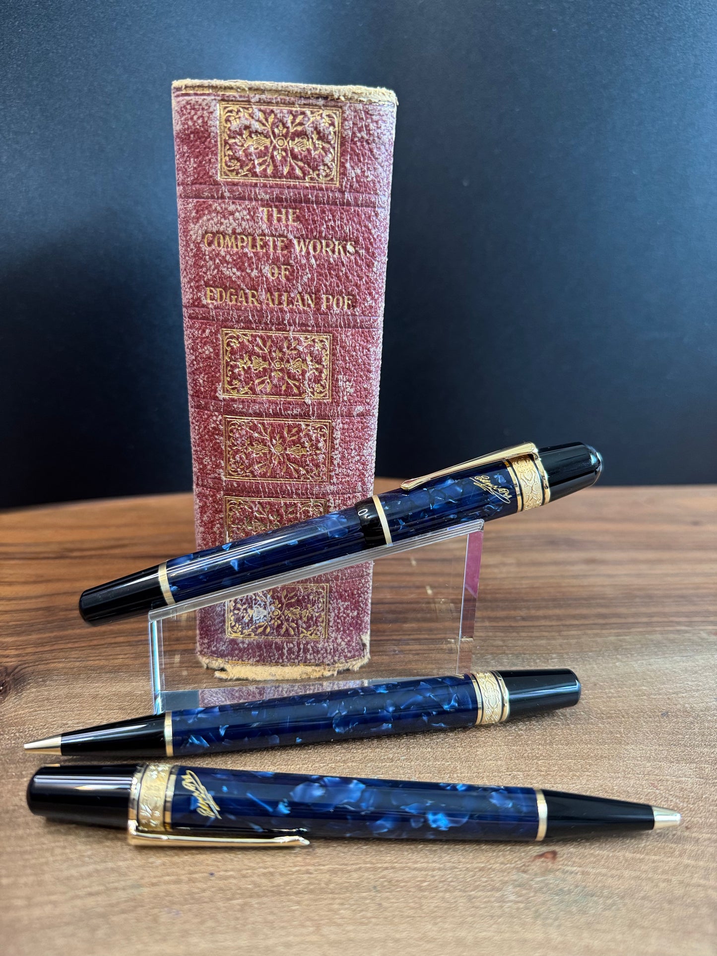 Montblanc Edgar Allen Poe Fountain Pen Limited Edition Writing Set  1998