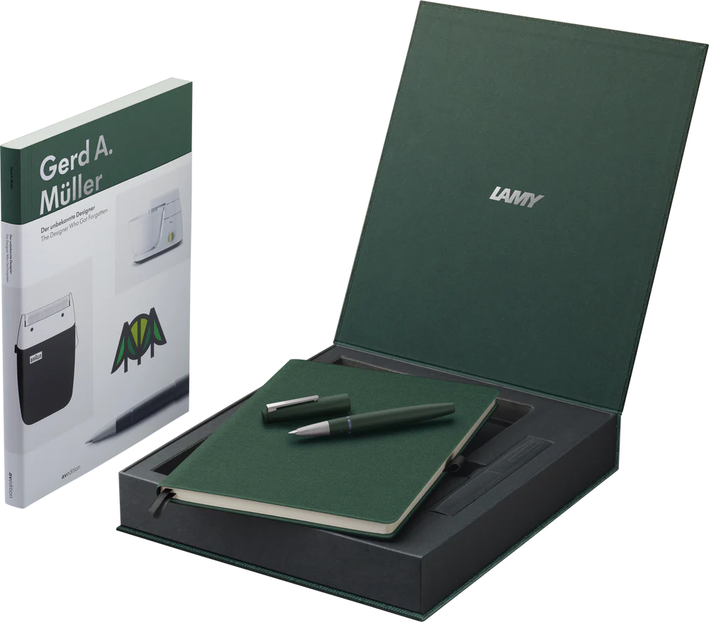 LAMY 2000 Fountain Pen FINE Nib, Pine Green, 2024 Limited Edition