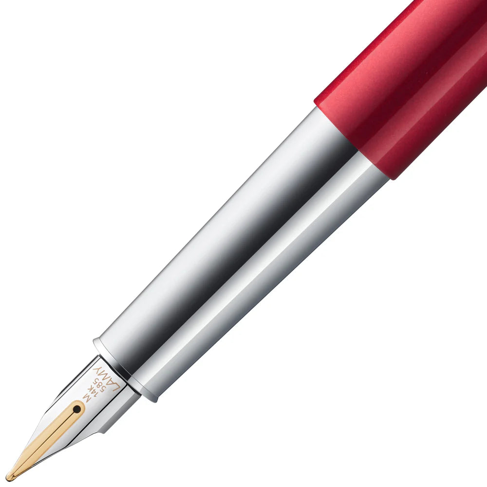 Lamy Scala Fountain Pen Piano Red Fine Nib