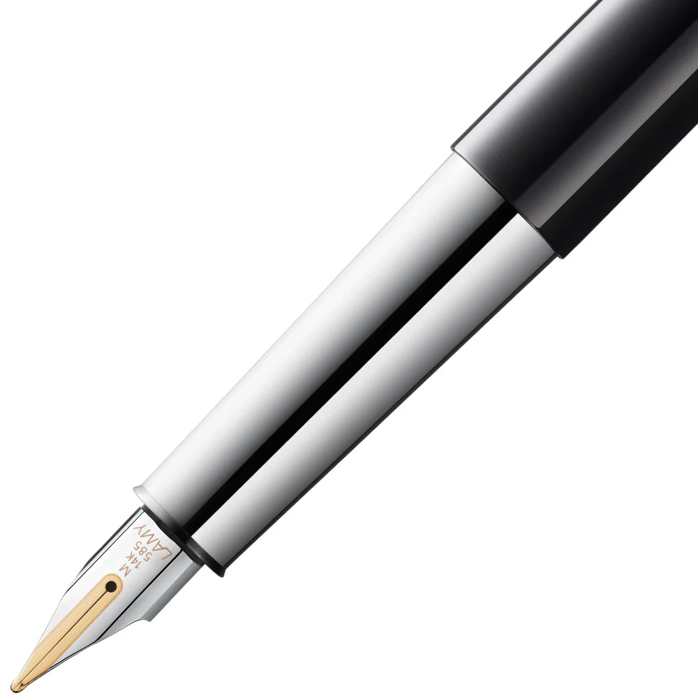 Lamy Scala Fountain Pen Piano Black Medium Nib
