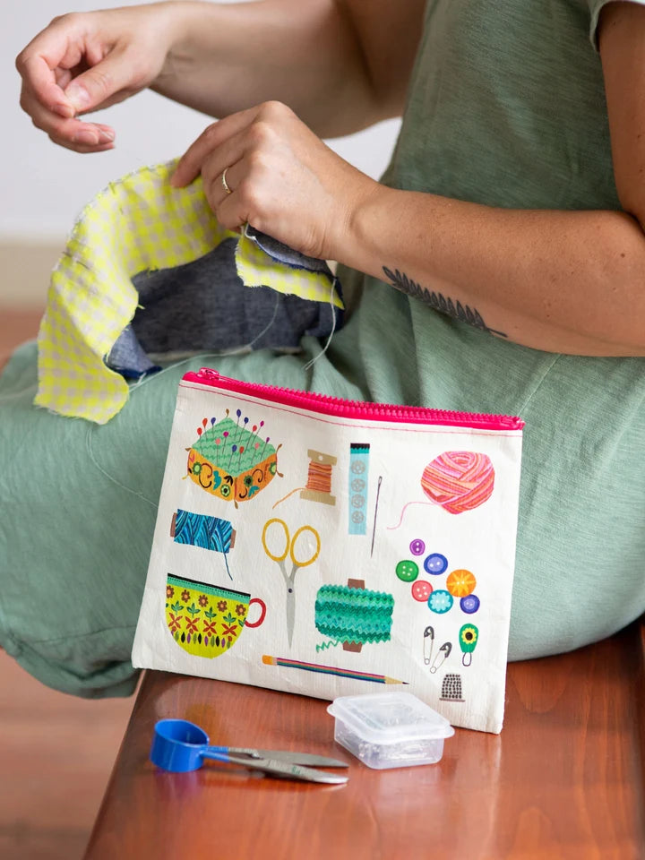 Blue Q Sewing Kit Zipper Pouch