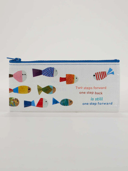 Blue Q Two Steps Forward Pencil Case