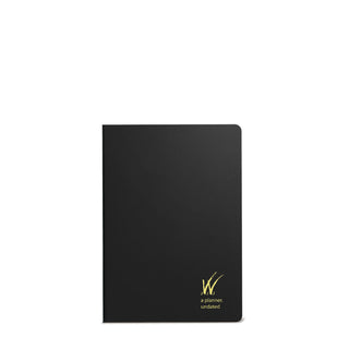 Wonderland 222 Undated Weekly Planner Black