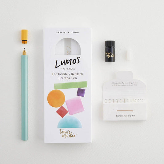 Lumos Pro - Colour Block: Sky Blue - Clementine / Single Tip