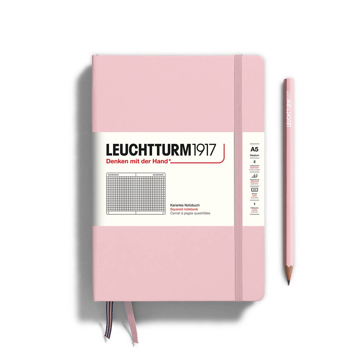 Leuchtturm Notebooks - Medium (A5): Pacific Green / Hardcover / Ruled