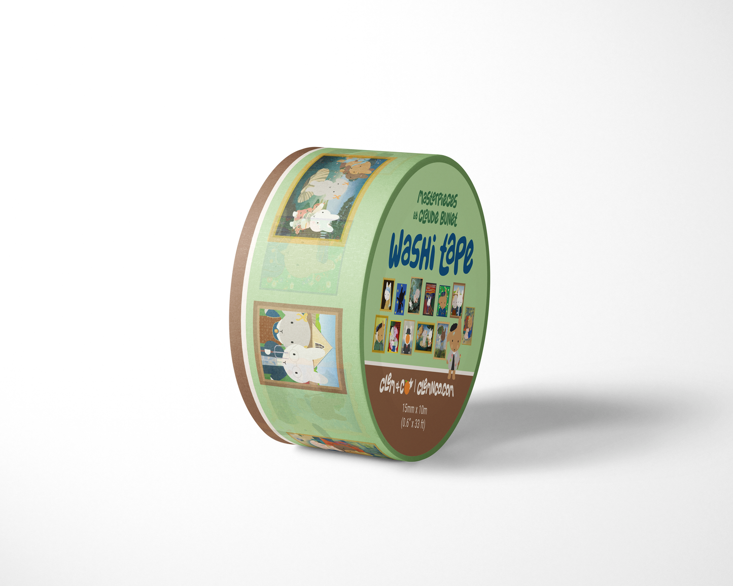 Clen &Co Masterpieces by Claude Bunet Washi Tape