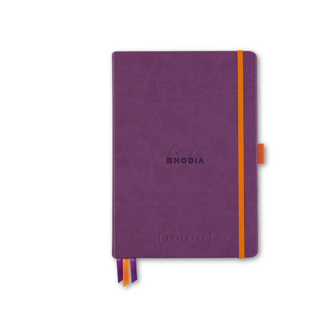 Rhodia Hardcover Goalbook Dot Bullet Journal - Ivory Paper: LILAC