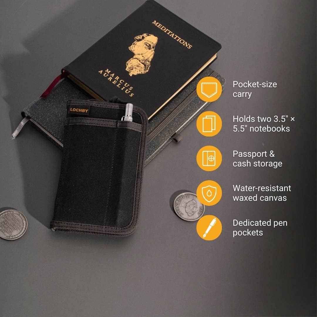 Lochby Pocket Journal: Black Multicam