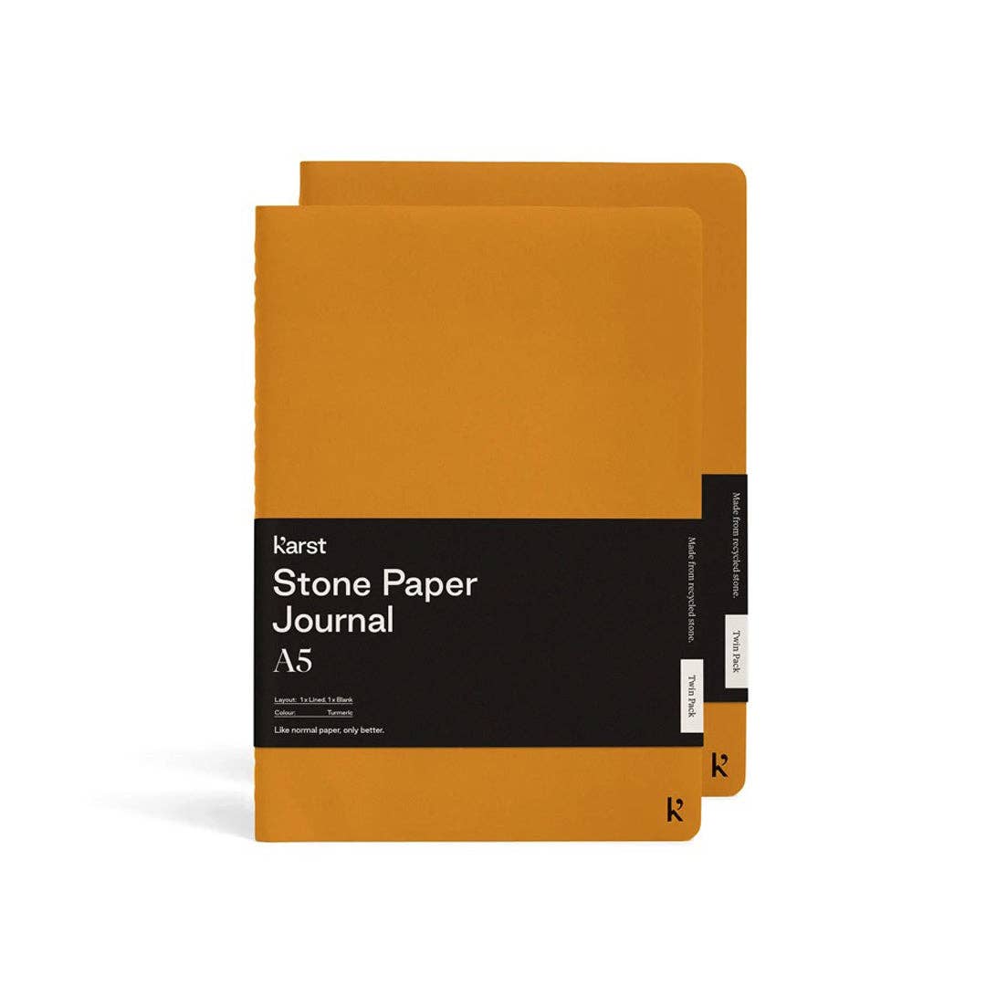 Karst - A5 Softcover Daily Journal Twin Pack: Glacier
