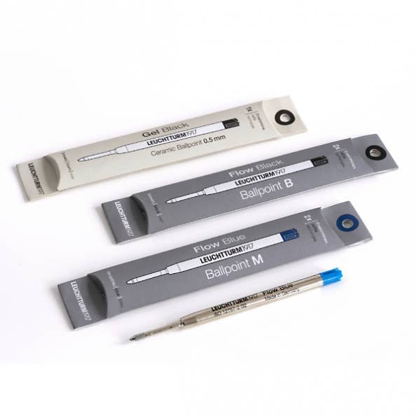 Leuchtturm Ballpoint Pen Refill for Drehgriffel - Flow Line: Green / Medium
