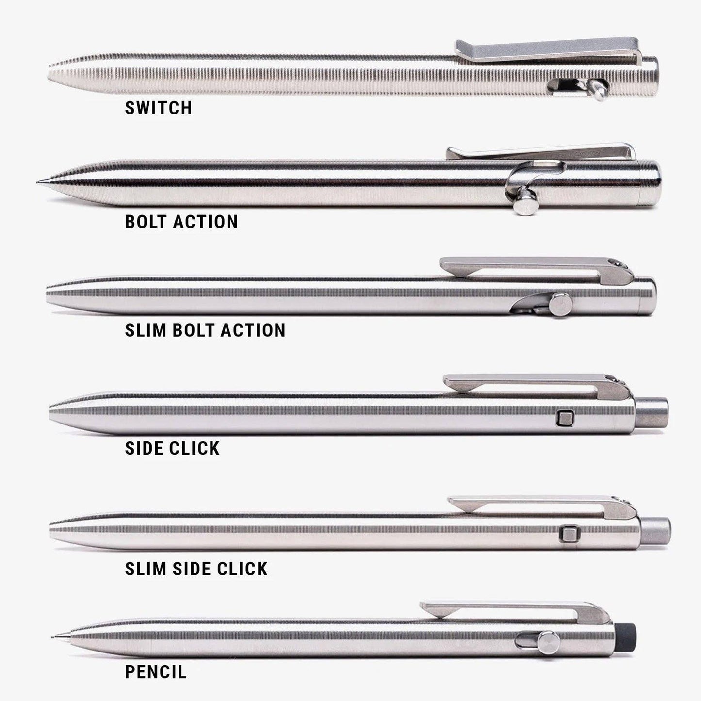 Tactile Turn Switch Pen: Stonewashed / Standard