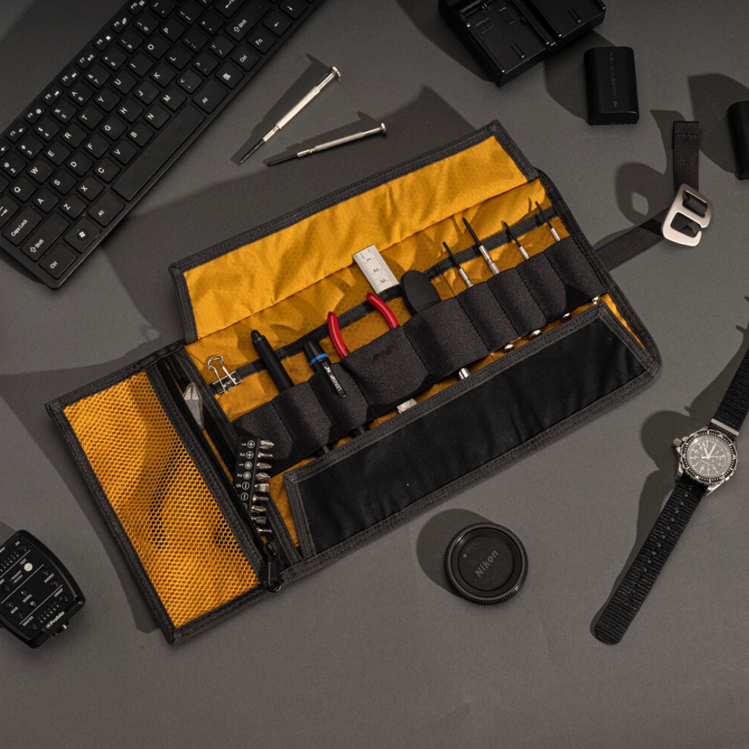 Lochby Tool Roll: Nautical/Navy Cream