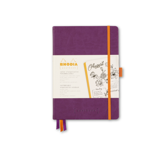 Rhodia Hardcover Goalbook Dot Bullet Journal - Ivory Paper: TAUPE