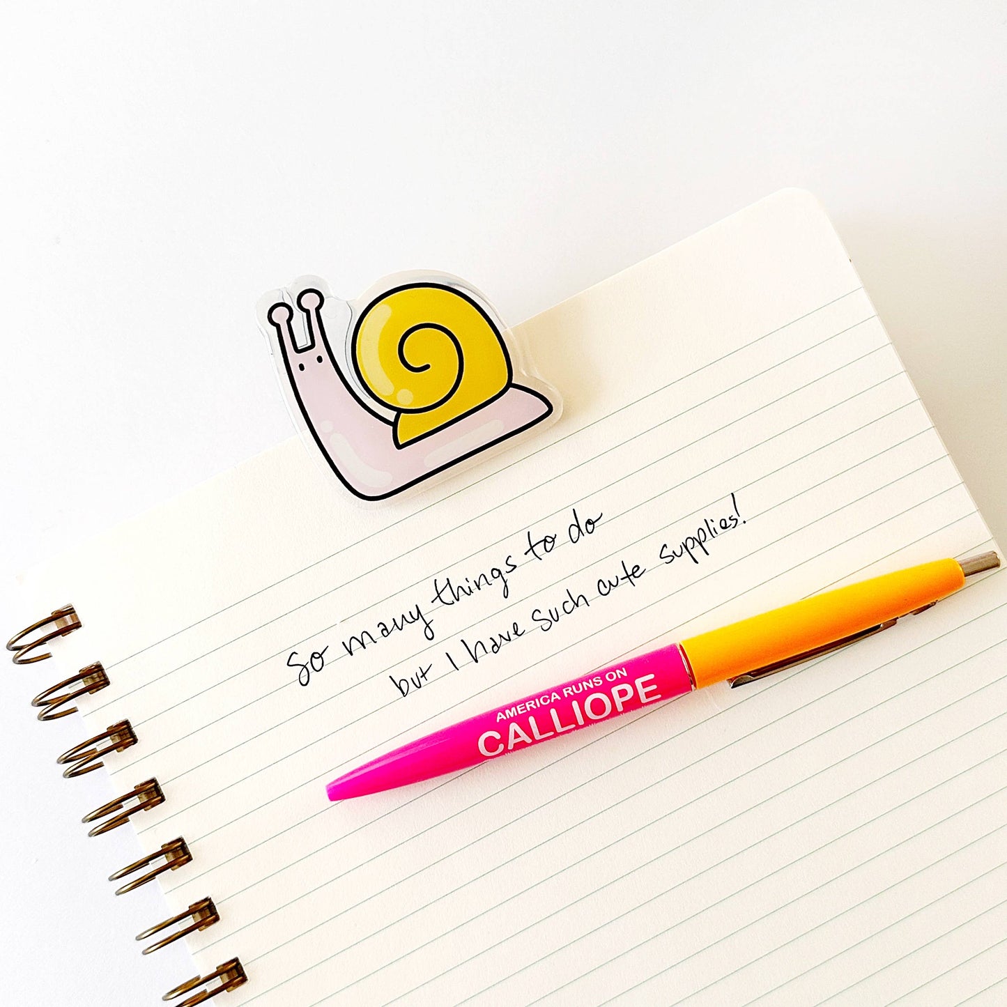 Calliope Squirt the Snail Clip