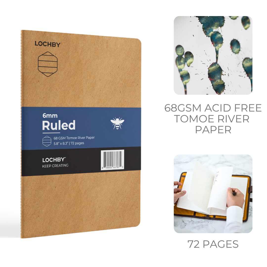 Lochby A5 Ruled Notebook