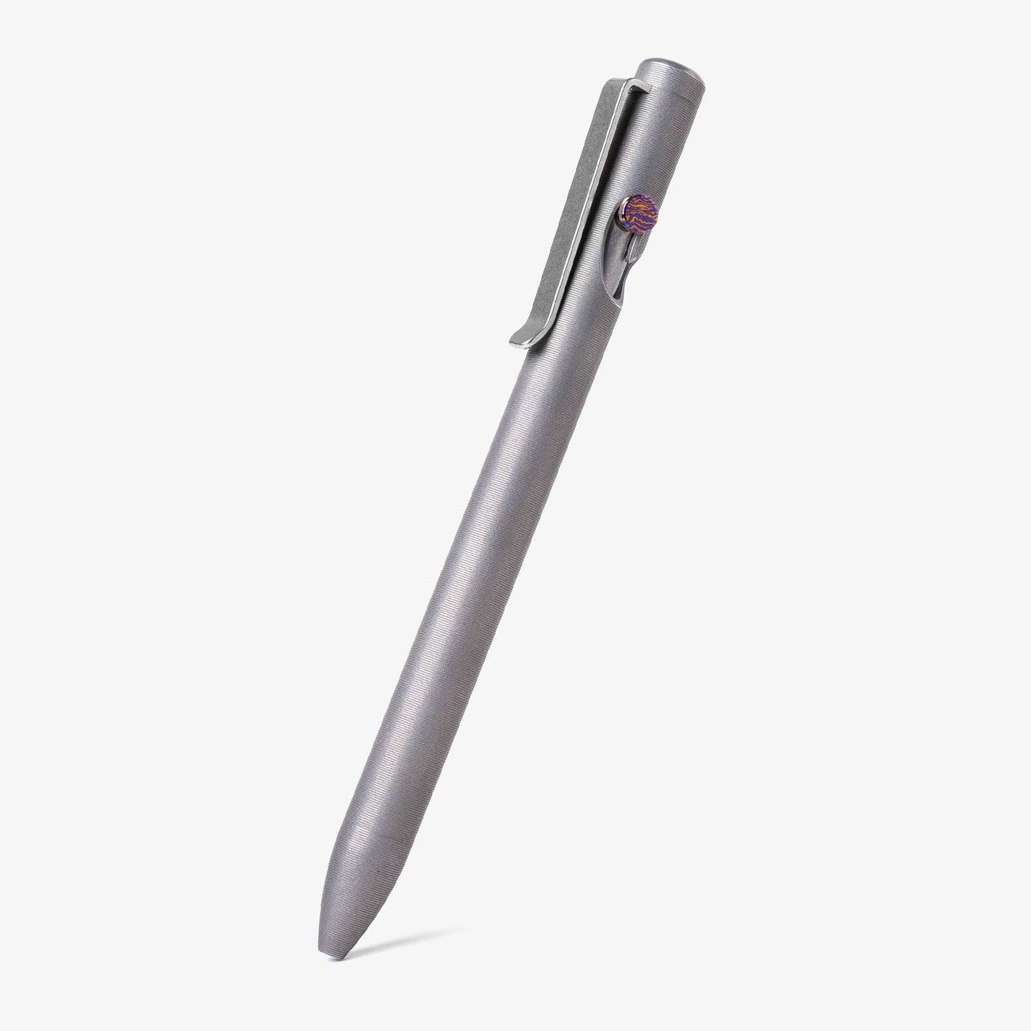 Tactile Turn Stonewashed Titanium Bolt Action Pen: Standard [5.6"]