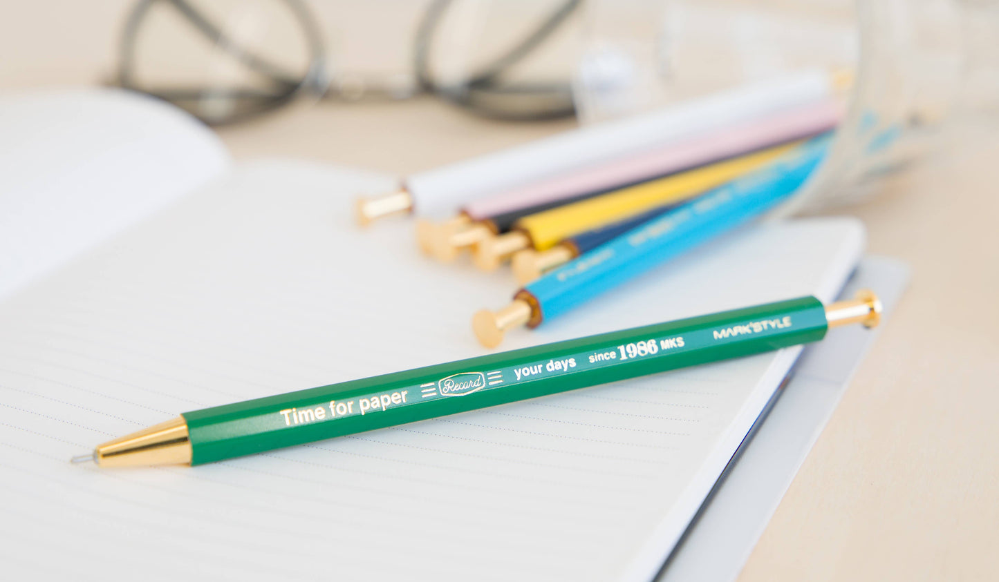 Gel Ball Pen/MARK'STYLE/TFP / Mark'style_Time for paper: Green