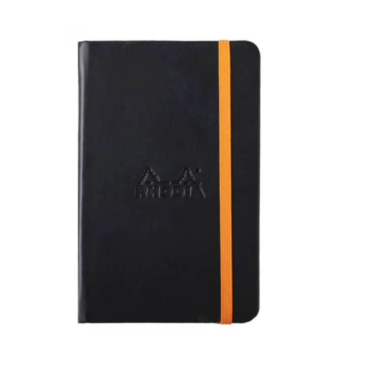 Rhodiarama Hardcover Webnotebook - 5.5 x 8.25 (A5): Anise (Lined Paper)