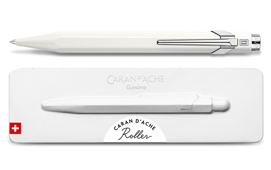Caran d'Ache Roller Pen 849™ with Slimpack: White