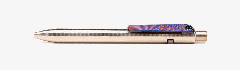 Tactile Turn Side Click Pen: Bronze / Mini