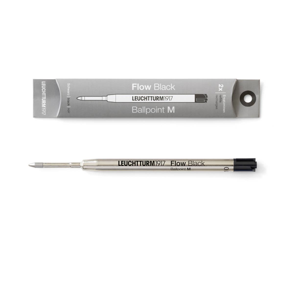 Leuchtturm Ballpoint Pen Refill for Drehgriffel - Flow Line: Green / Medium