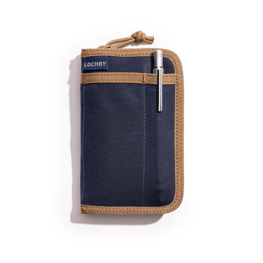 Lochby Pocket Journal: Nautical/Navy Cream