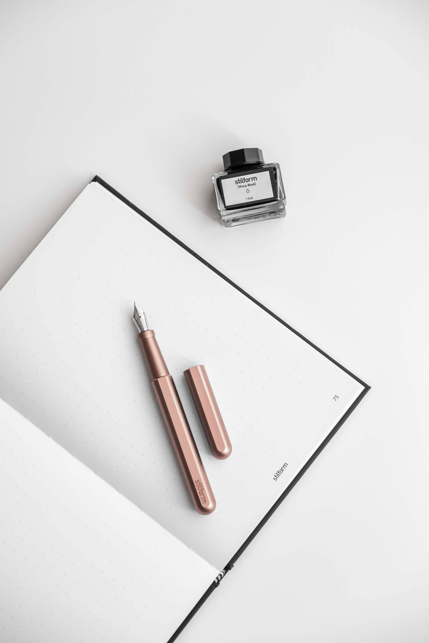 Stilform INK Fountain Pen - Aluminum - (Black Steel Medium Nib): Night Sky