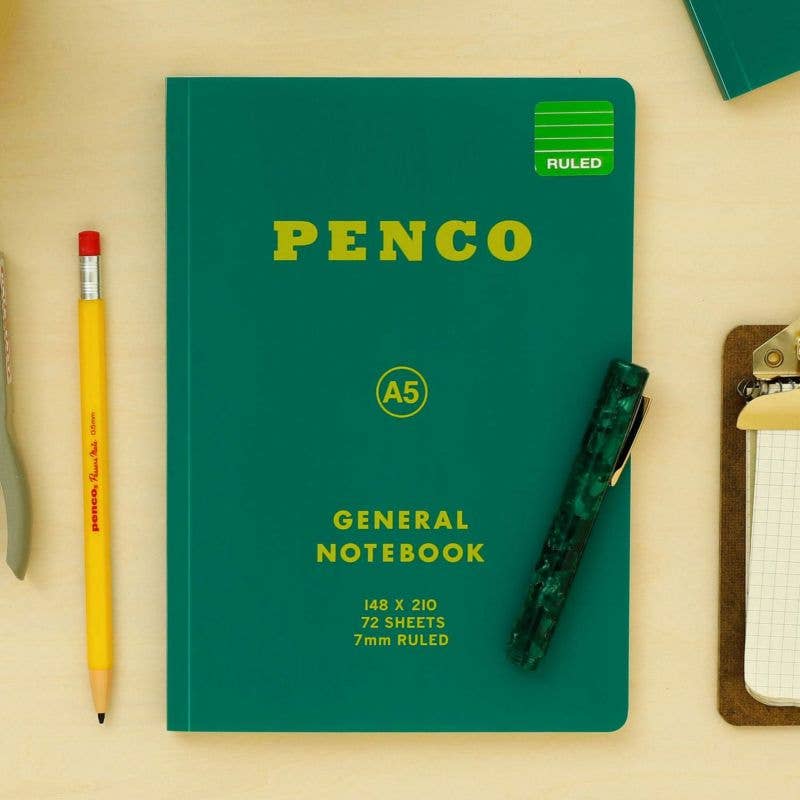 Penco Soft PP Notebook Ruled/ A5: White