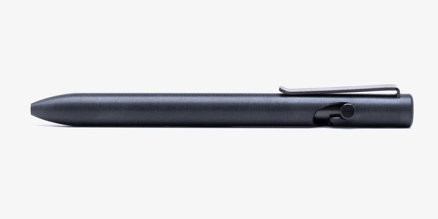 Tactile Turn Ultem Bolt Action Pen: Black / Short [5.1"]