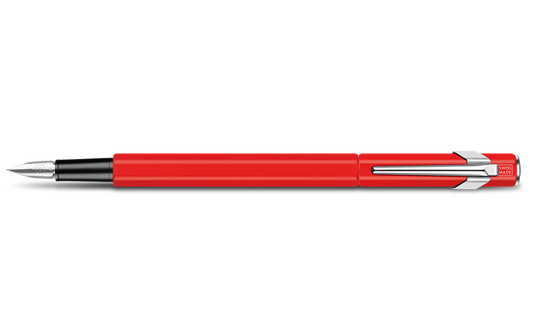 Fountain Pen 849™ Metal, Extra Fine Nib Size with Gift Box: Red