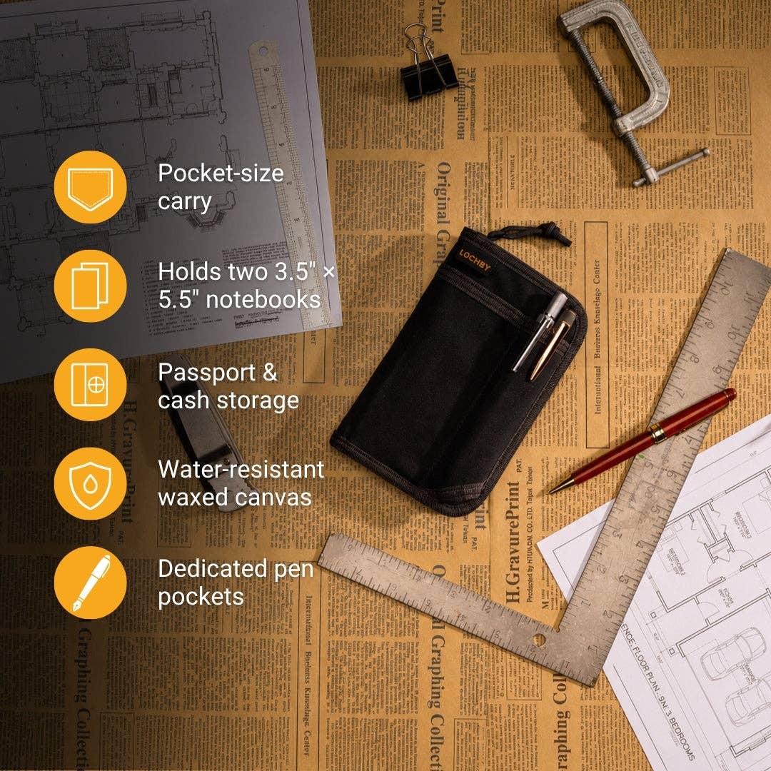 Pocket Journal Wallet Edition: Brown