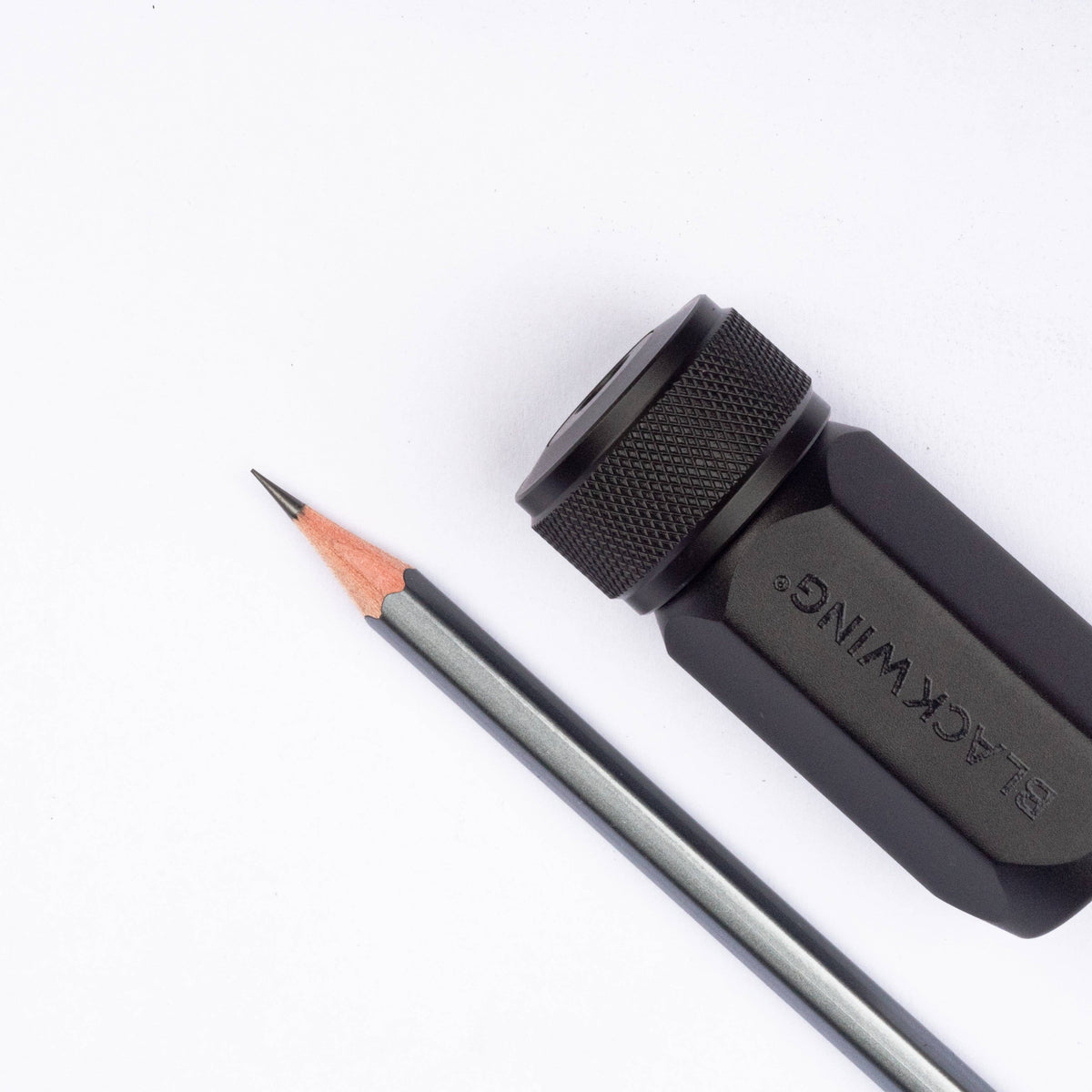 Blackwing One-Step Long Point Sharpener: Grey