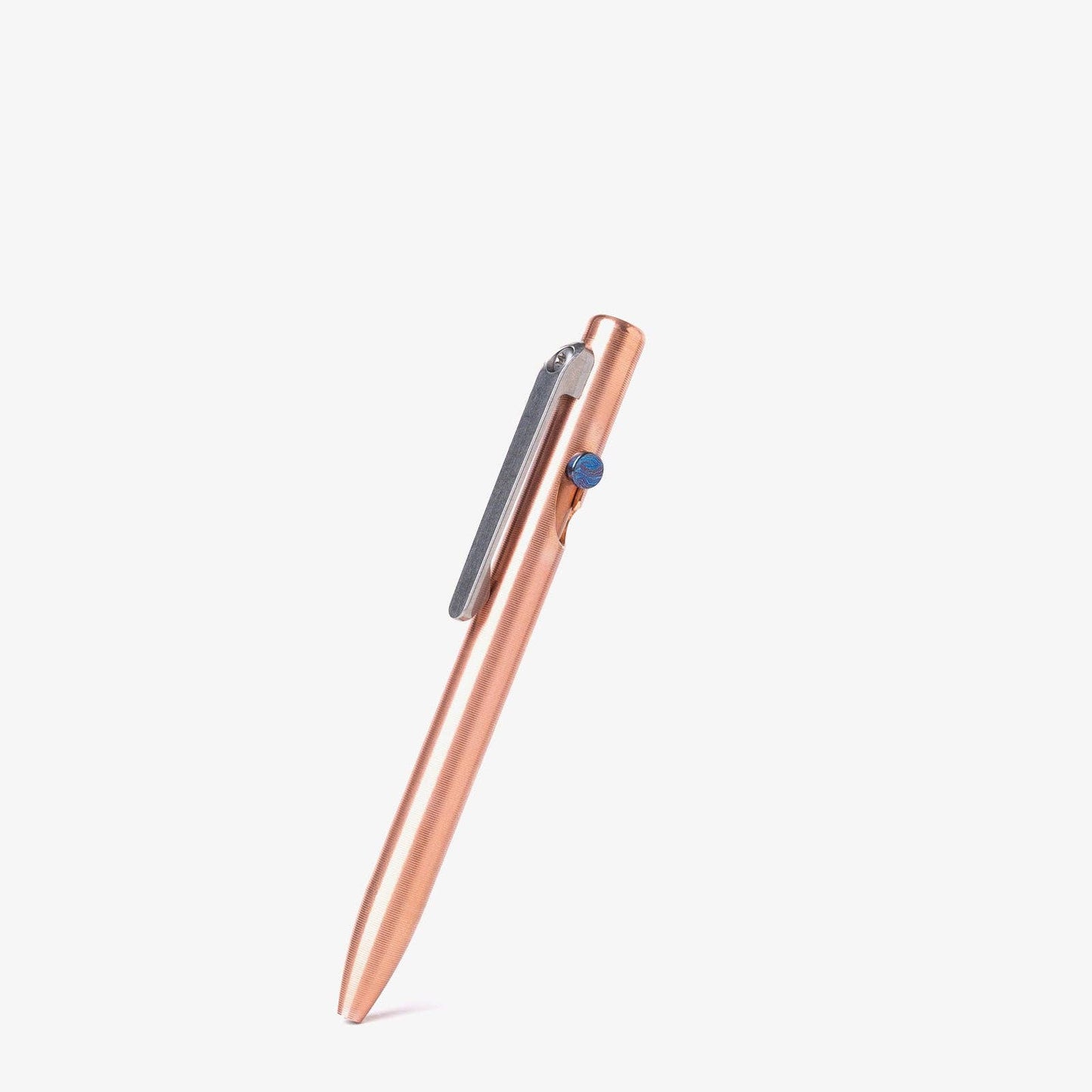 Tactile Turn Slim Bolt Action Pen: Titanium / Short