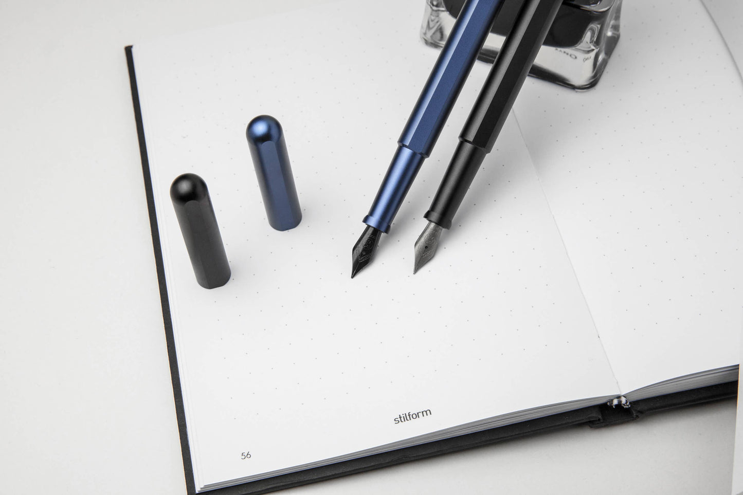 Stilform NIB - Stainless Steel - Smooth Writing Experience: Black Painted / Fine