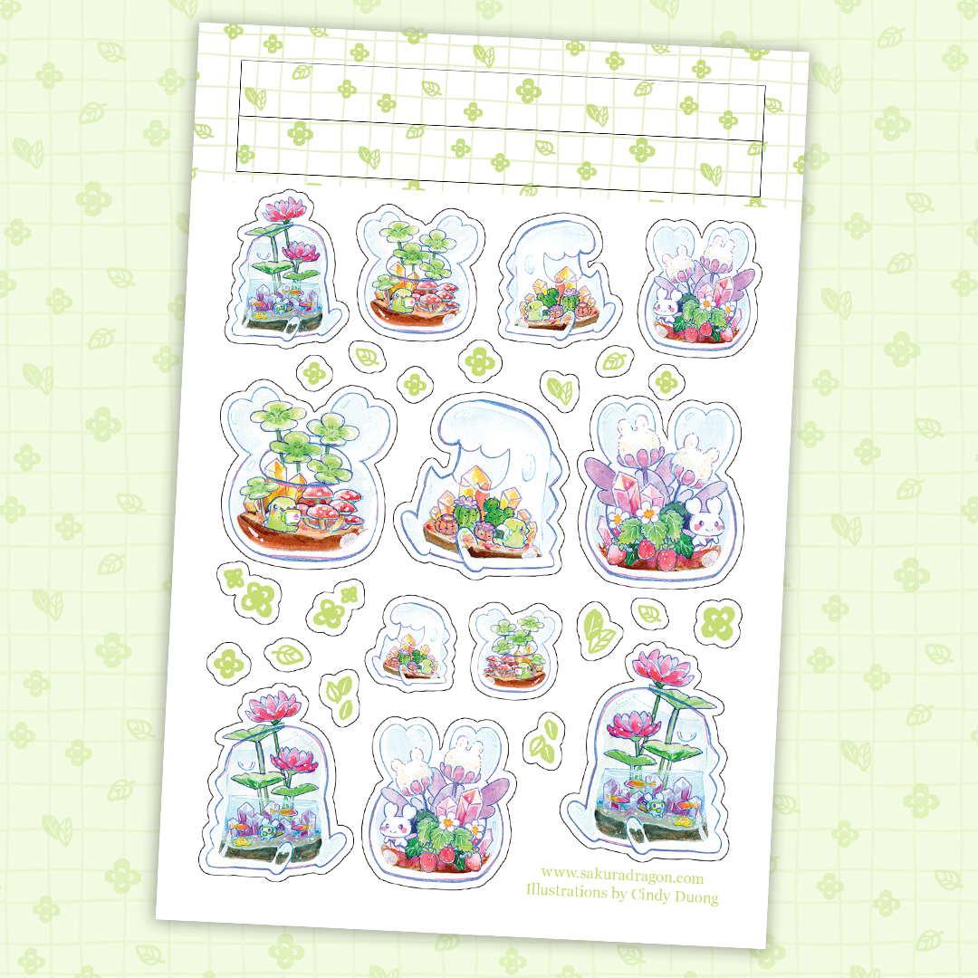 Terrarium Sticker Sheet