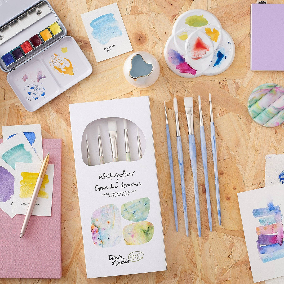 Tom's Studio Write Off Paintbrush set: Nimbus
