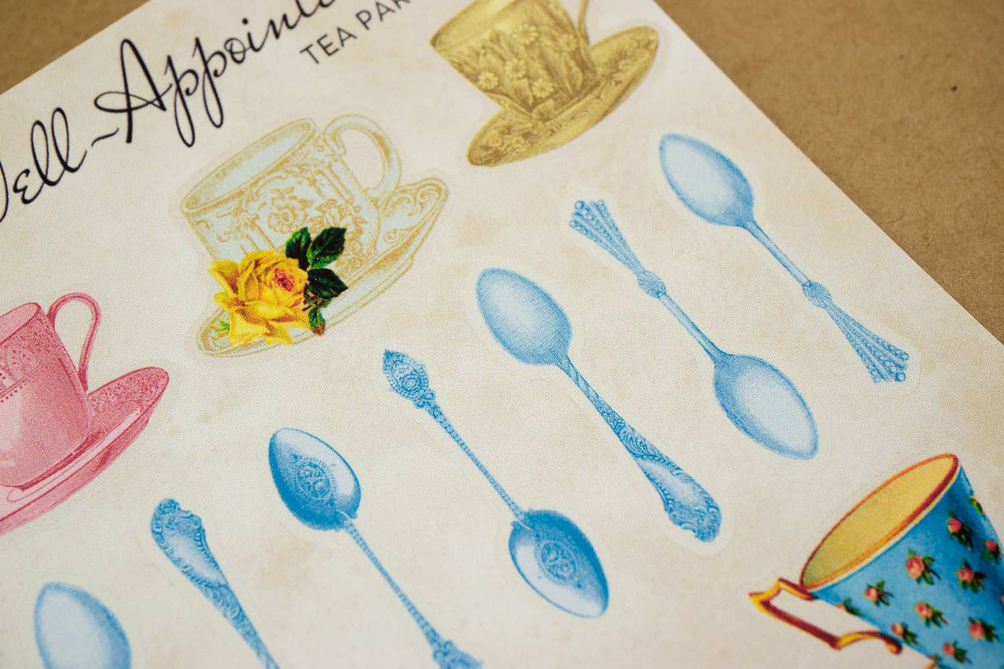 Tea Party Sticker Sheet