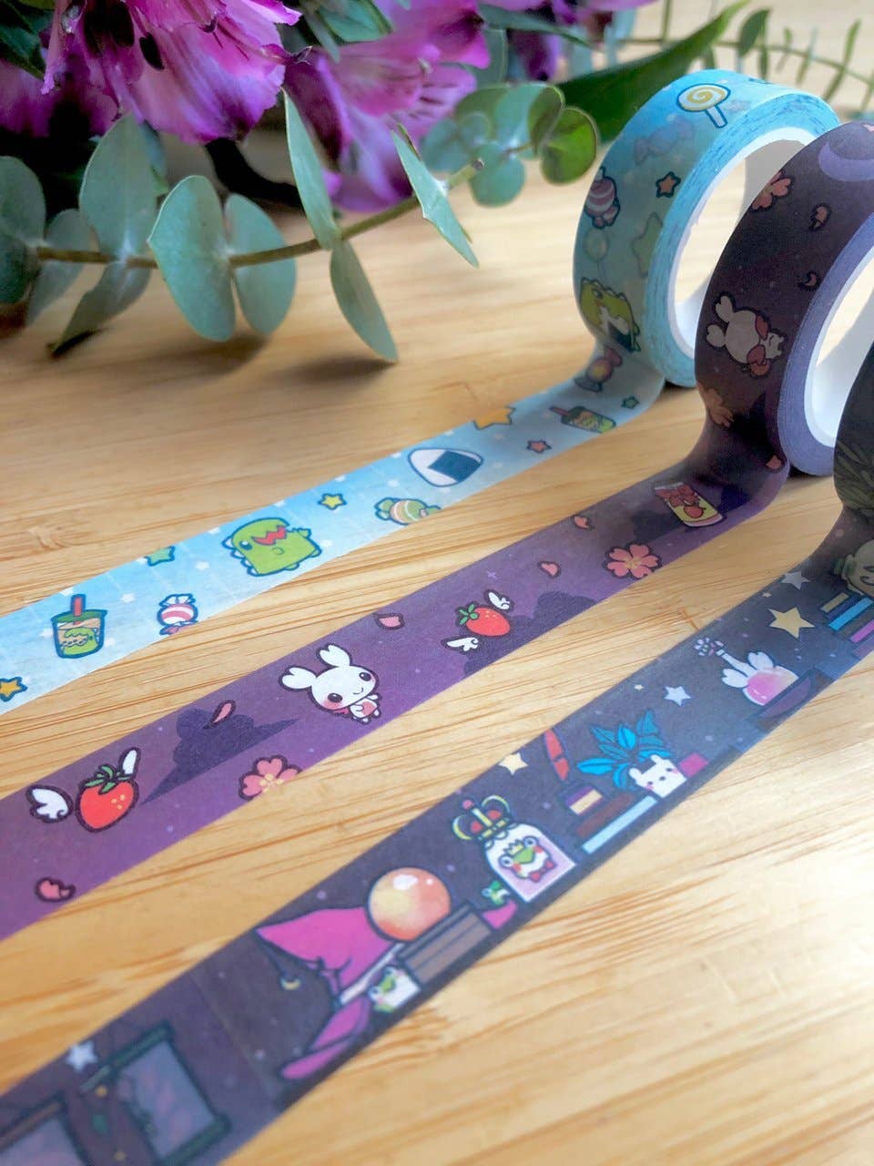 Sakuradragon Feed Me Dino Magic Washi Tape Roll