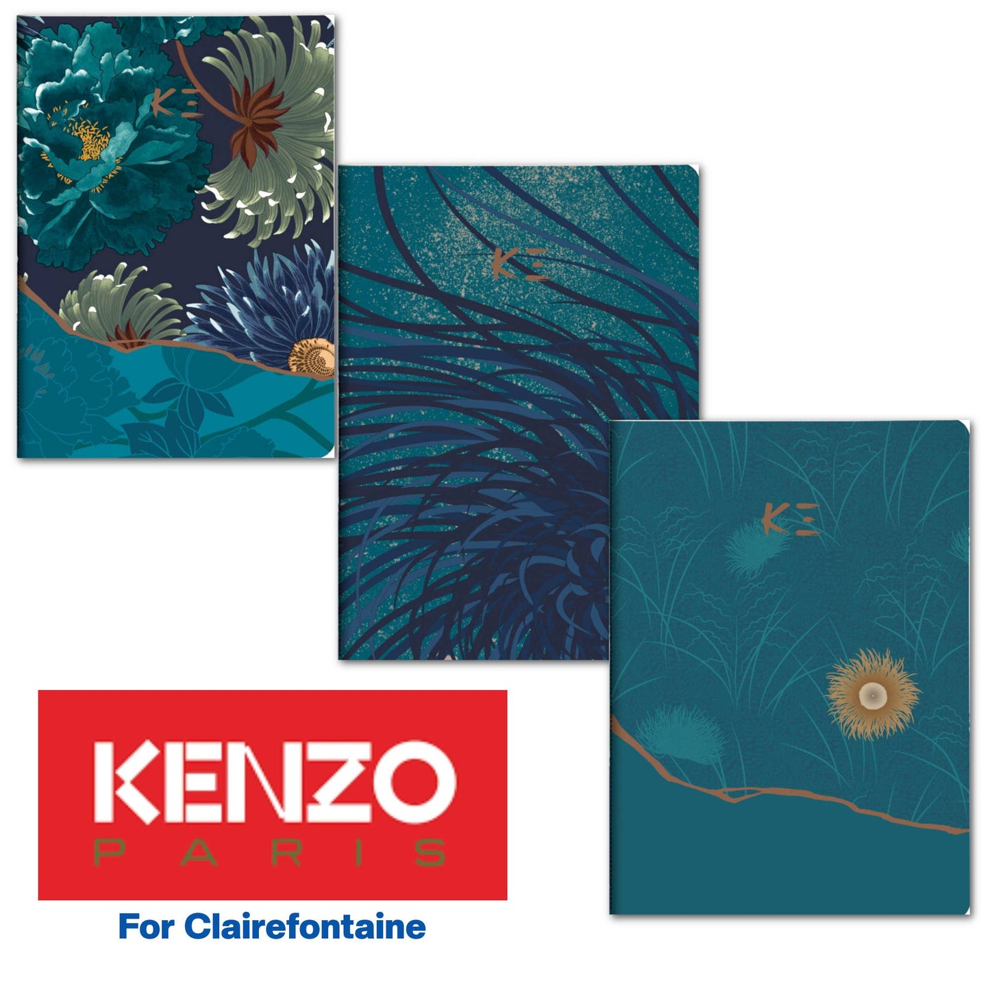 Kenzo Notebook Collection by Clairefontaine-Asst design