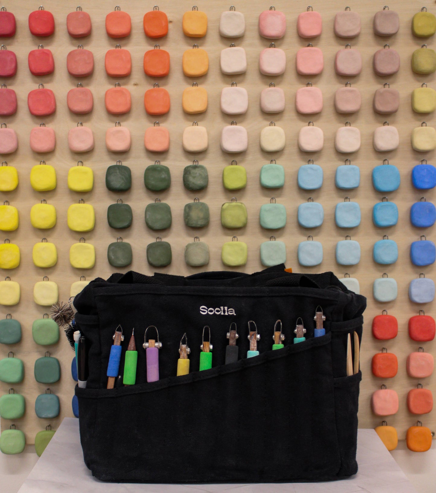 Soolla Studio Artist Bag, Blackout, Art Supply Bag