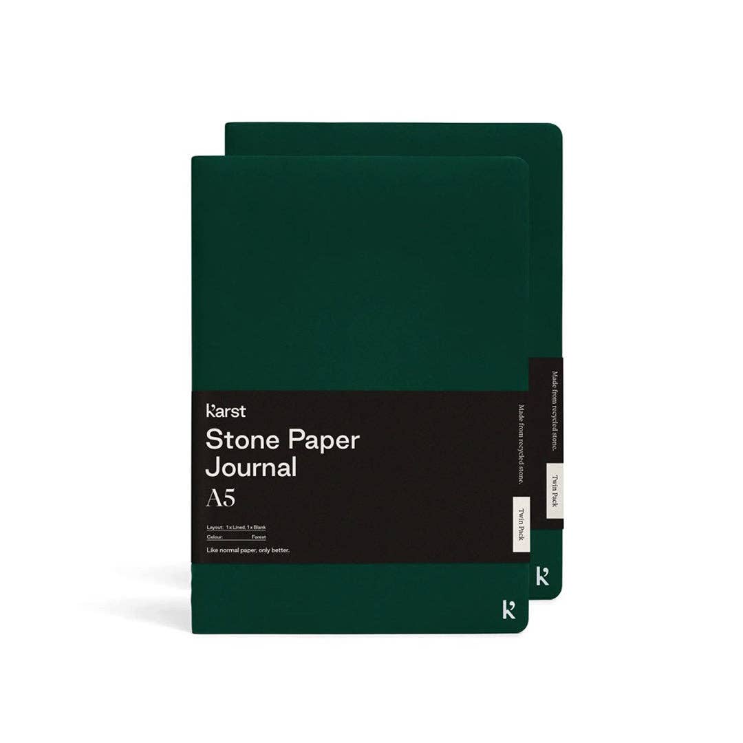 Karst - A5 Softcover Daily Journal Twin Pack: Glacier