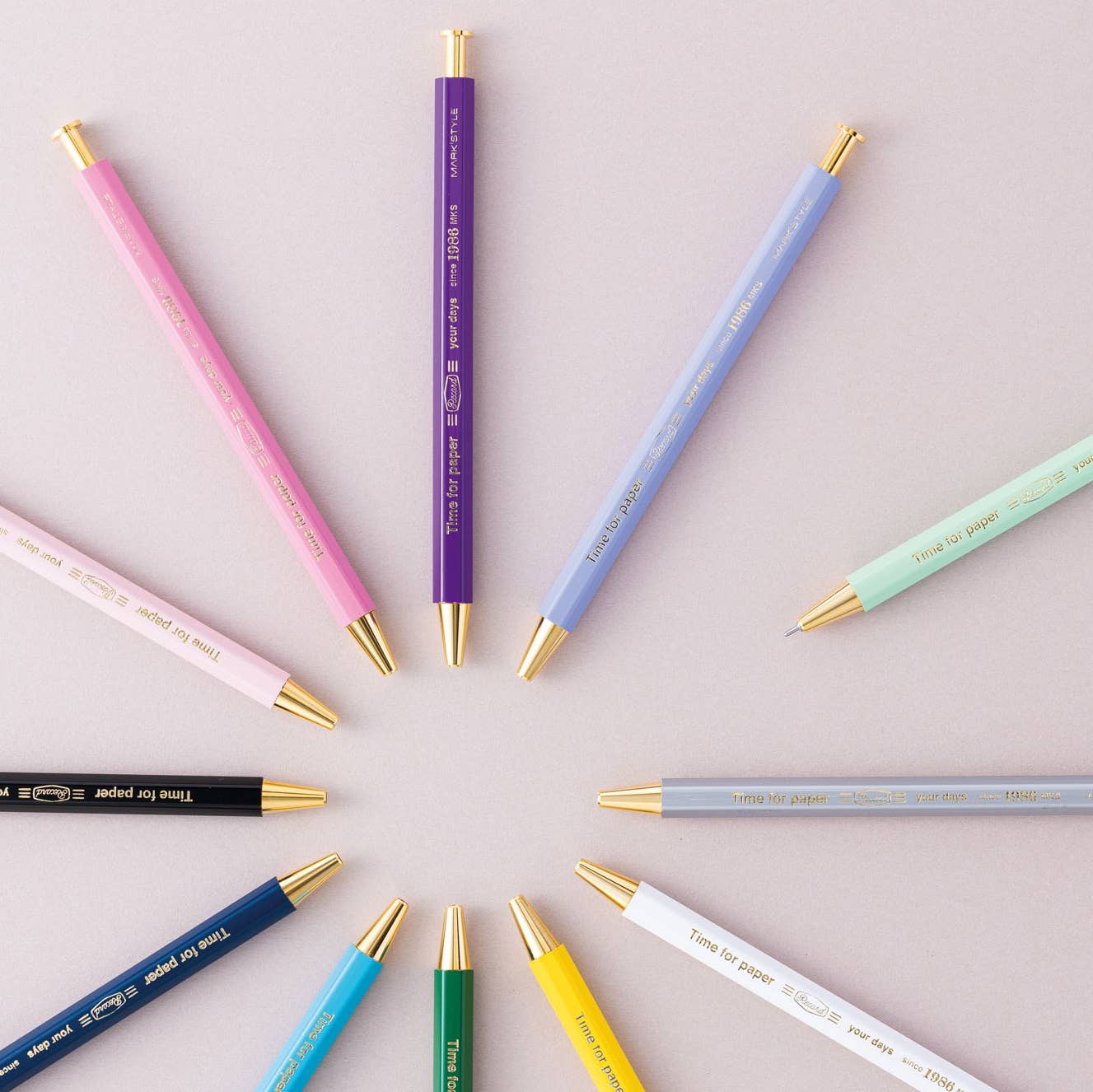 Gel Ball Pen/MARK'STYLE/TFP / Mark'style_Time for paper: Green