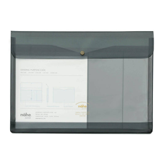 Nahe General Purpose Case/ A4: Clear Grey